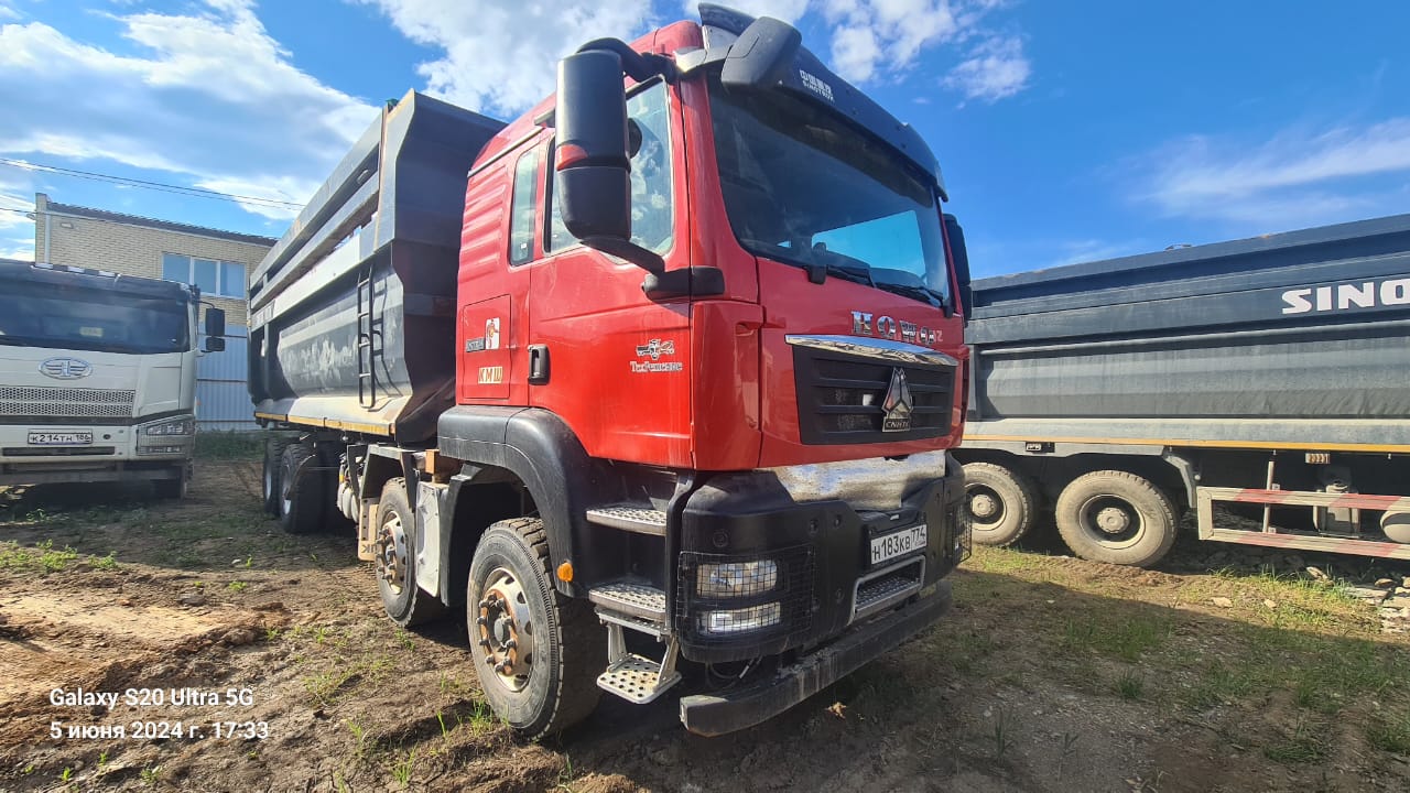 Распродажа ГРУЗОВОЙ САМОСВАЛ HOWO T5G ZZ3317V386GE1 8*4 2022 в.г. 106 957  км. (23)